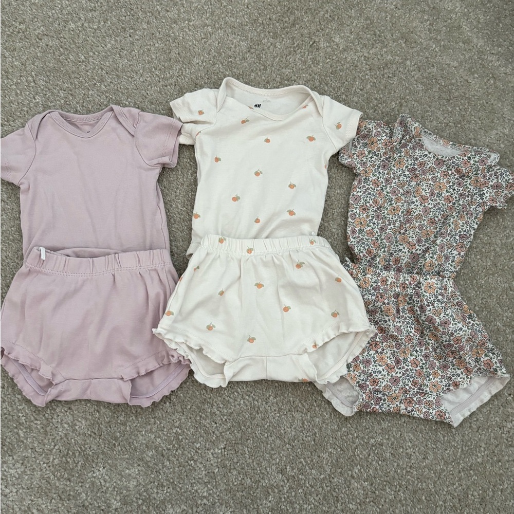 Baby girl 8-pc clothing bundle